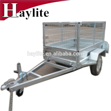 New Zealand 8x4 2 wheel atv utility box trailer with frame